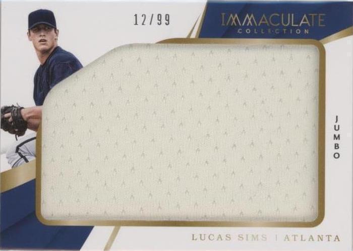 2018 Panini Immaculate Collection - Lucas Sims #IJ-LS