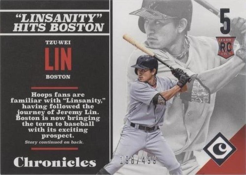2017 Panini Chronicles - Tzu-Wei Lin #148