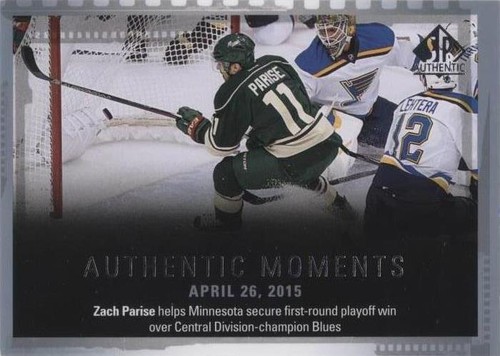 2015-16 SP Authentic - Zach Parise #152