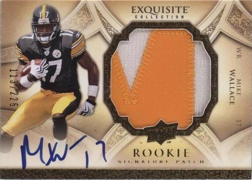 2009 Upper Deck Exquisite Collection Mike Wallace #177