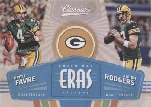2018 Panini Classics Aaron Rodgers Brett Favre #13
