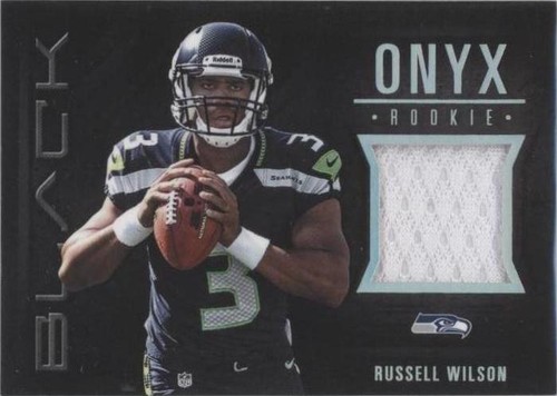 2012 Panini Black Russell Wilson #25