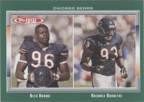 2006 Topps Total Adewale Ogunleye Alex Brown #347