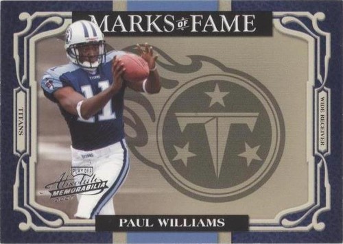 2007 Playoff Absolute Memorabilia Paul Williams #MOF-45