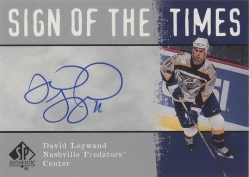 2000-01 SP Authentic - David Legwand #DL