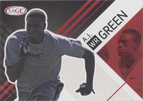 2011 SAGE Autograph Series A.J. Green #13