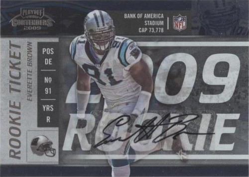 2009 Playoff Contenders Everette Brown #163