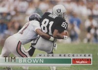 1995 Skybox Impact Tim Brown #75