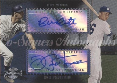 2006 Topps Co-Signers - Joe Pepitone Roy White #CS-59