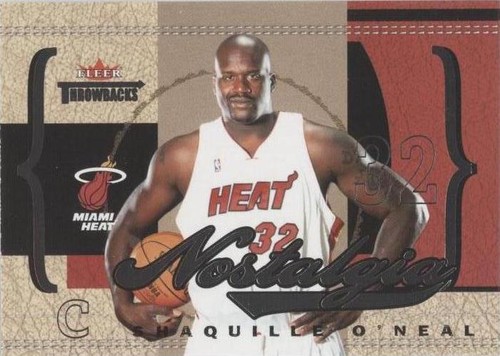 2004-05 Fleer Throwbacks - Shaquille O'Neal #3 N
