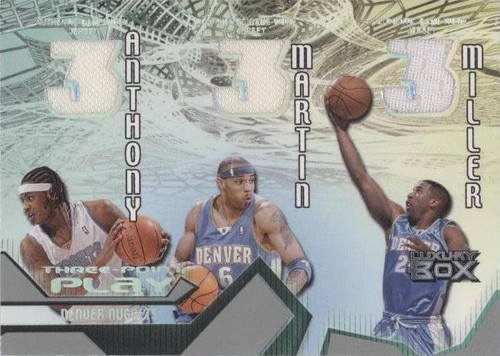 2004-05 Topps Luxury Box - Carmelo Anthony/Andre Miller/Kenyon Martin #TPP-AMM