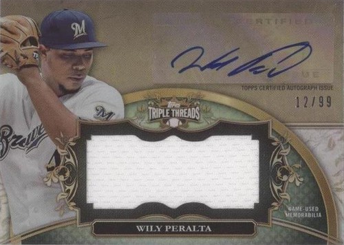 2013 Topps Triple Threads - Wily Peralta #UAJR-WP3
