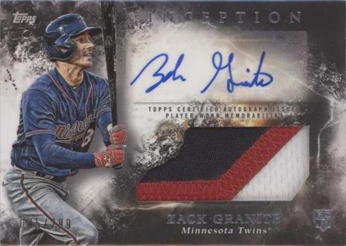 2018 Topps Inception - Zack Granite #IAP-ZG