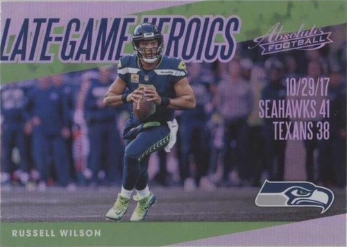 2018 Panini Absolute Russell Wilson #LGH-RW