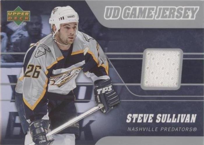 2006-07 Upper Deck - Steve Sullivan #J-ST