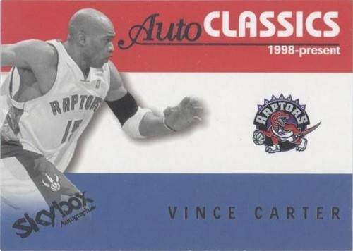 2003-04 Skybox Autographics - Vince Carter #1 AC