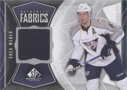 2009-10 SP Game Used Edition - Shea Weber #AF-SW