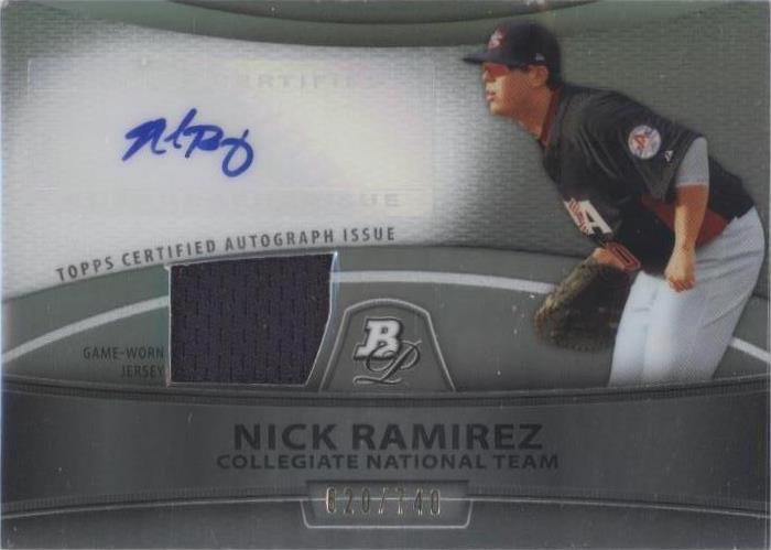 2010 Bowman Platinum - Nick Ramirez #PAR-NR