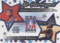 2004-05 Topps - Paul Pierce/Vince Carter #AS-CP