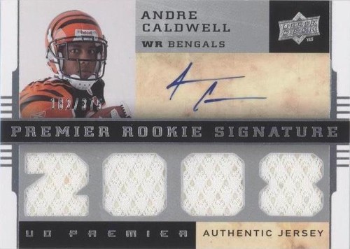 2008 UD Premier Andre Caldwell #114