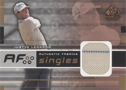 2003 SP Game Used Edition - Justin Leonard #AF-JL