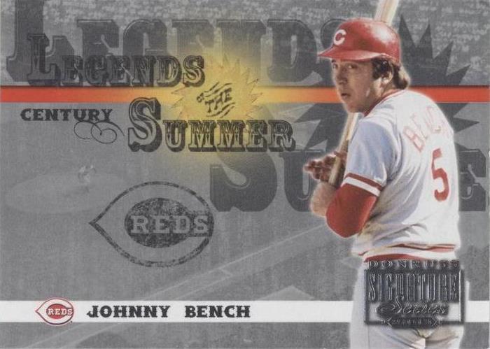 Donruss Signature Series 2003 - Johnny Bench #LS-24