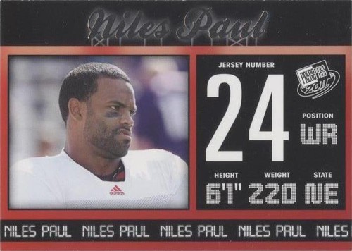 2011 Press Pass Niles Paul #23