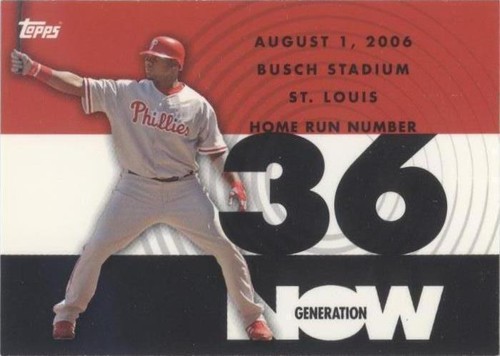 2007 Topps - Ryan Howard #GN36