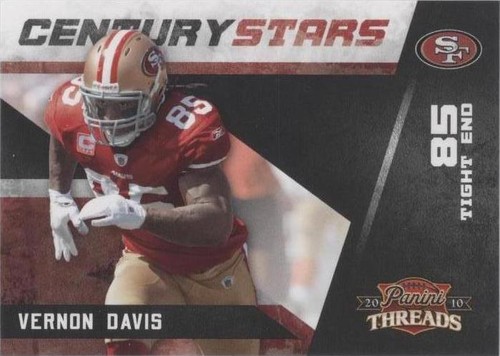 2010 Panini Threads Vernon Davis #24
