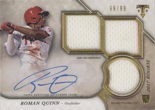2017 Topps Triple Threads - Roman Quinn #RPA-RQ