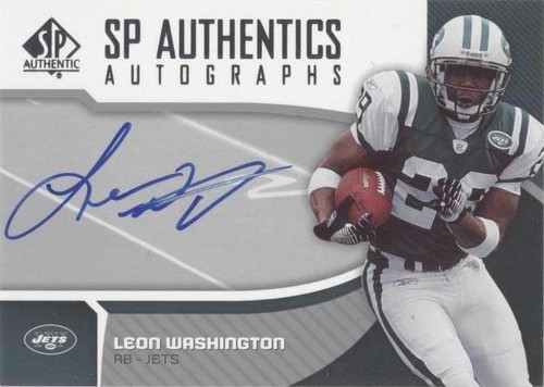 2006 SP Authentic Leon Washington #SP-LW