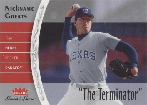 2006 Fleer Greats of the Game - Tom Henke #NG-TH