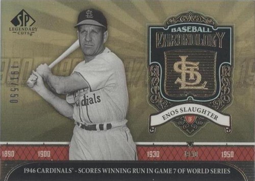 2006 SP Legendary Cuts - Enos Slaughter #BC-ES