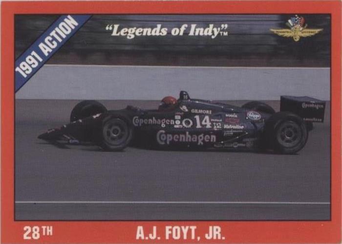 1992 Collegiate Collection Legends of Indy - A.J. Foyt #29