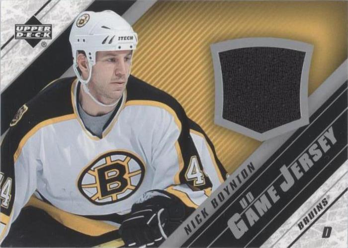 2005-06 Upper Deck - Nick Boynton #J-NIB