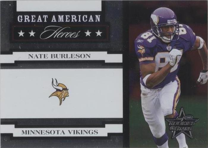 2005 Leaf Rookies & Stars Nate Burleson #GAH-20
