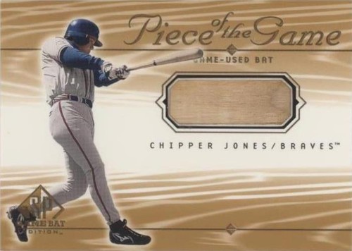 2001 SP Game Bat Edition - Chipper Jones #CJ