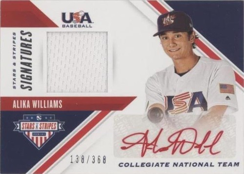 2020 Panini USA Baseball Stars & Stripes - Alika Williams #SSS-AW