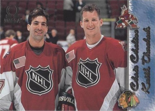 1997-98 Pacific Omega - Chris Chelios Keith Tkachuk #245