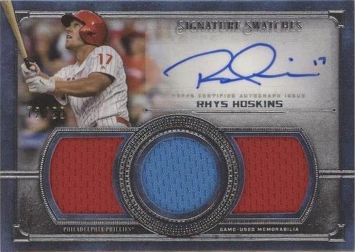 2019 Topps Museum Collection - Rhys Hoskins #SSTA-RH