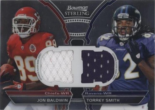 2011 Bowman Sterling Jonathan Baldwin Torrey Smith #BSDR-BS