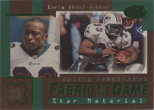 1999 Leaf Certified Karim Abdul-Jabbar #FG38