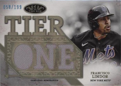2024 Topps Tier One - Francisco Lindor #T1RD-FL