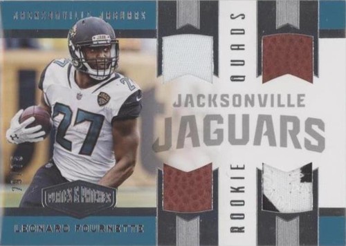 2017 Panini Plates & Patches Leonard Fournette #RQM-28
