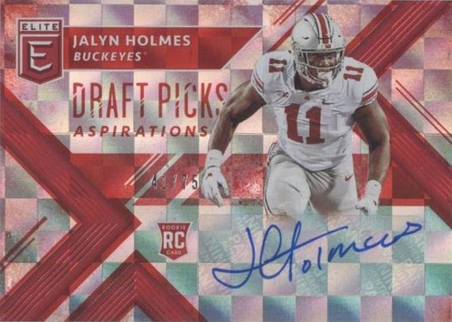 2018 Panini Elite Draft Picks Jalyn Holmes #222