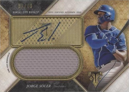 2017 Topps Triple Threads - Jorge Soler #UAJR-JS