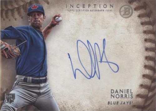 2015 Bowman Inception - Daniel Norris #RA-DN