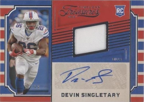 2019 Panini Chronicles Devin Singletary #TT17