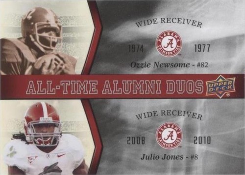 2012 Upper Deck University of Alabama Julio Jones Ozzie Newsome #ATAD-NJ