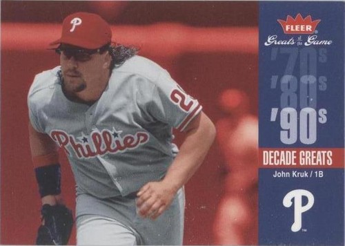 2006 Fleer Greats of the Game - John Kruk #DEC-JK